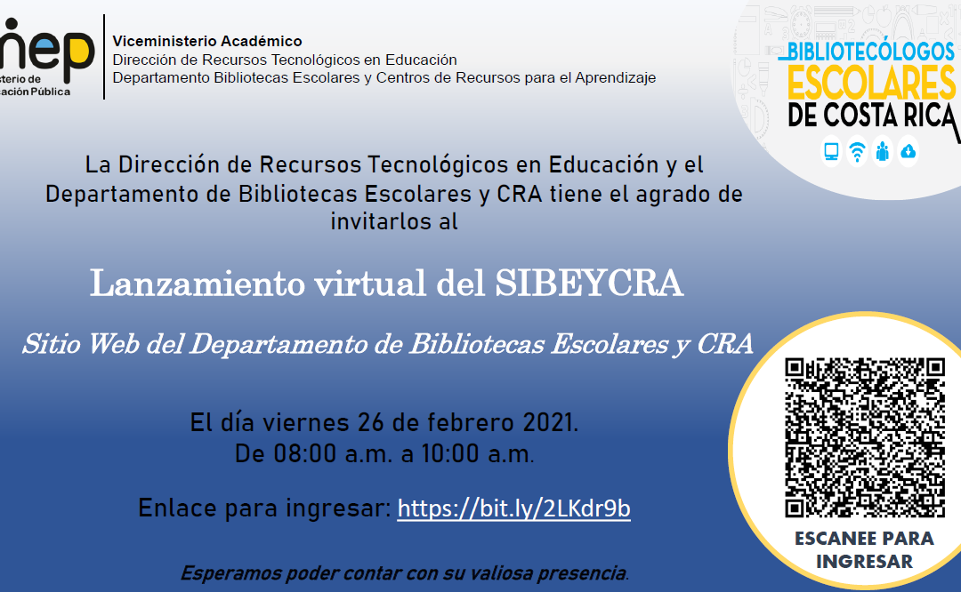 Lanzamiento virtual del SIBEYCRA