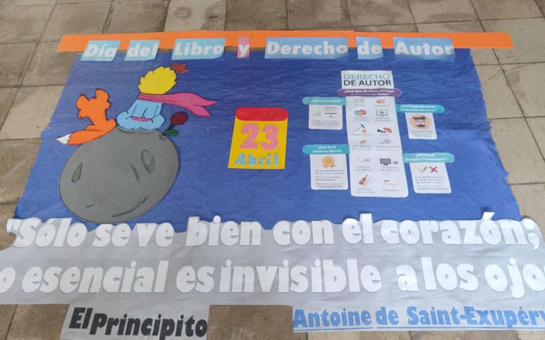 Actividades “Día mundial del Libro y del Derecho de Autor ” en el Liceo Roberto Brenes Mesén, San José Central