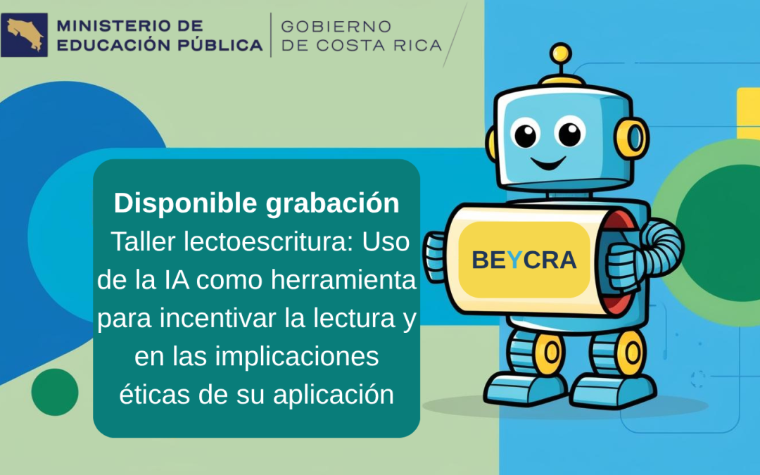 Disponible grabación Taller de Lectoescritura: Uso de la IA