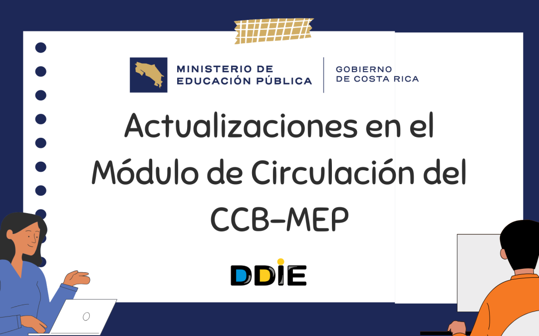 Actualización módulo circulación CCB-MEP