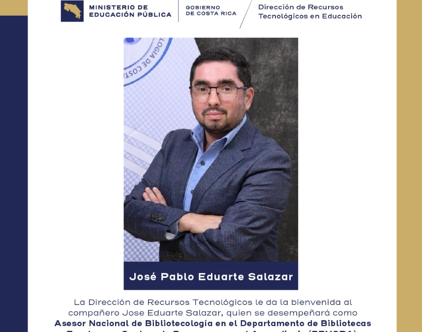 Nuevo asesor nacional se integra al Departamento BEYCRA