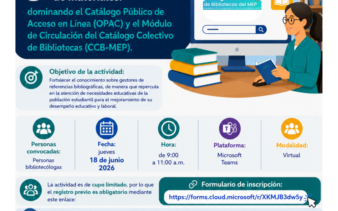 Invitación al taller: Del OPAC al préstamo de materiales