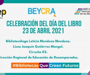 Día del Libro en la biblioteca del Liceo Joaquín Gutiérrez Mangel de la Dirección Regional de Educación de Desamparados.
