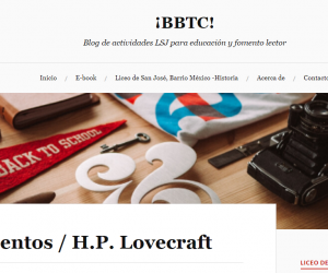 ¡BBTC! Blog de actividades LSJ para educación y fomento lector