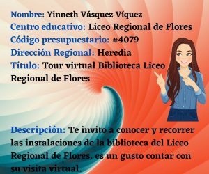 Tour virtual biblioteca Liceo Regional de Flores